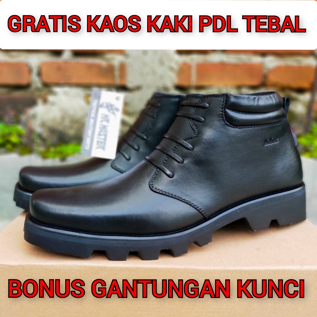 SEPATU PDH KULIT SAPI ASLI MERK MR MASTER SEPATU PDH DINAS KANTOR FORMAL TNI POLRI SECURITY SATPAM