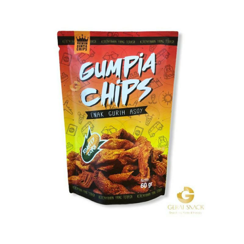 

GUMPIA CHIPS JAGUNG BAKAR UKURAN 60 GR