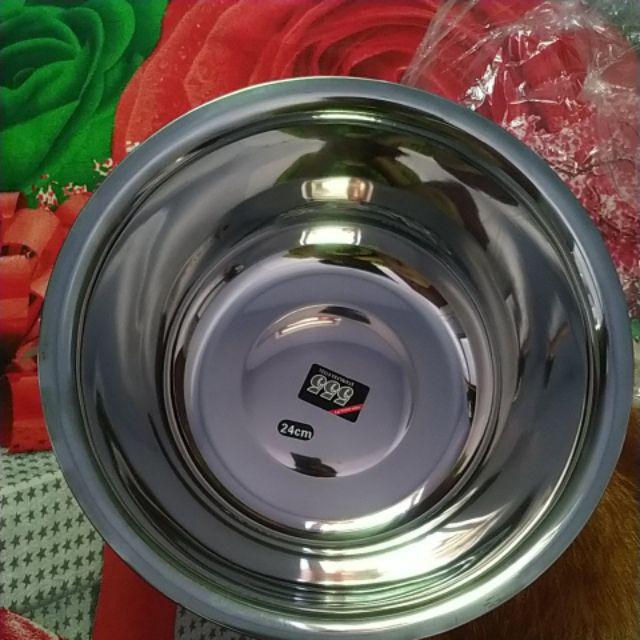 Baskom / Mangkok Stainless Premium 24 Cm