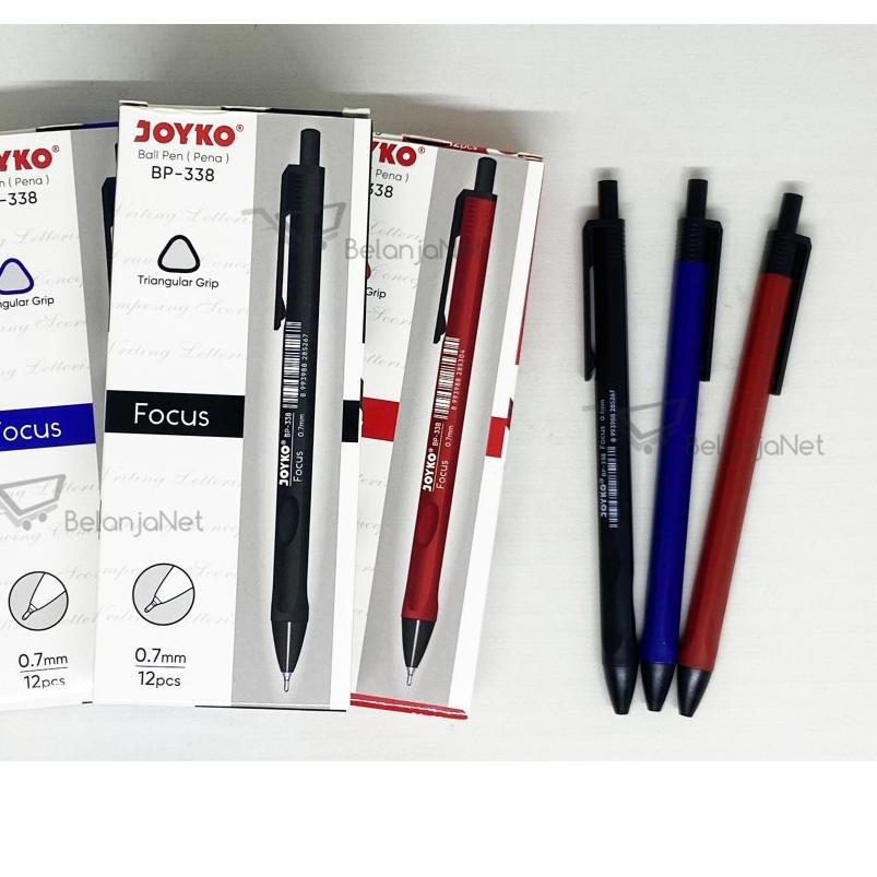 

Terlaku,! Pen Cetek Pulpen Ballpoint Ball Pen Joyko Vocus BP-338 0.7mm [1 LUSIN] top
