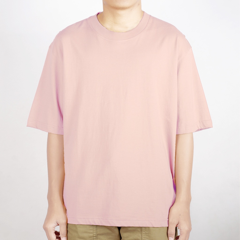 OVERSIZE TEES DUSTY PINK