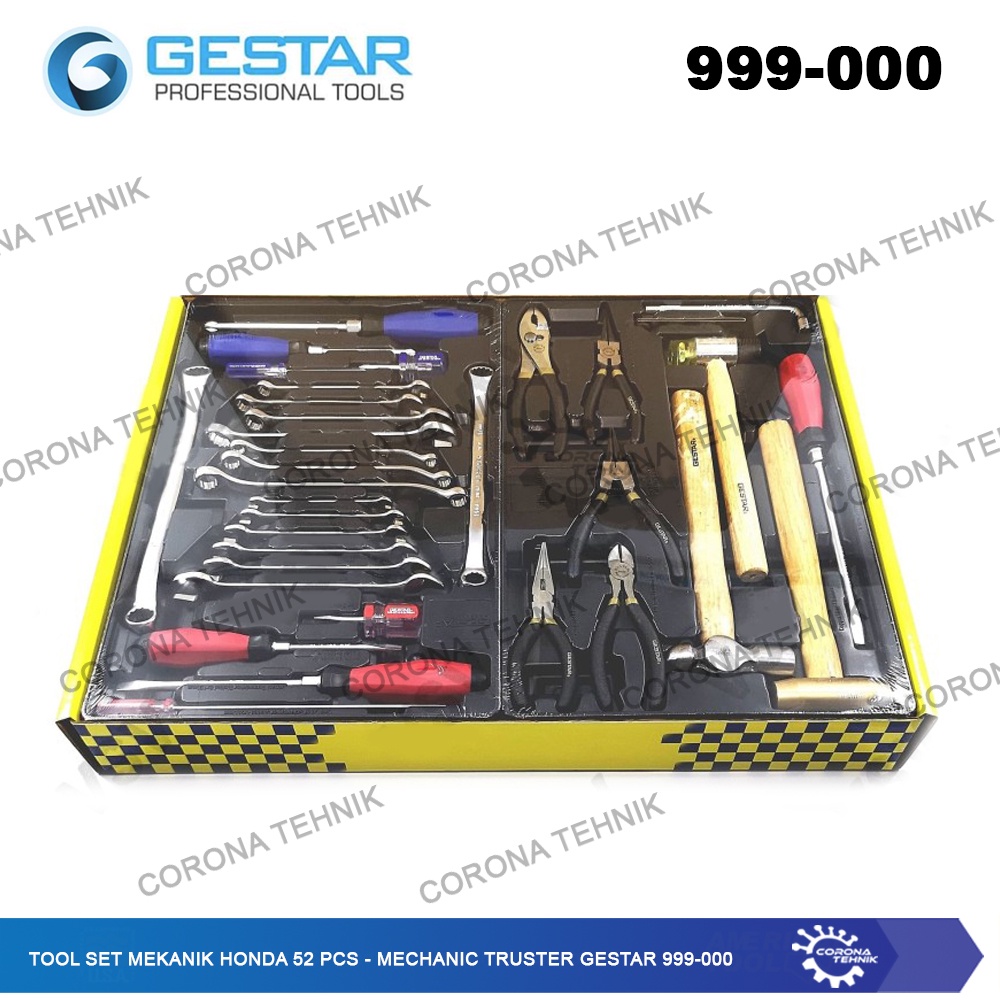 Mechanic Truster Gestar 999-000 Tool - Tool Set Mekanik Honda 52 Pcs