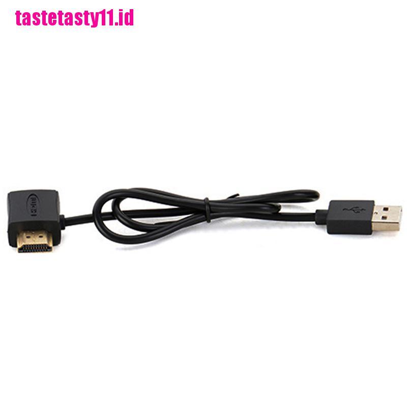 Adapter extender power Konektor usb 2.0 hdmi male to female Panjang 50cm