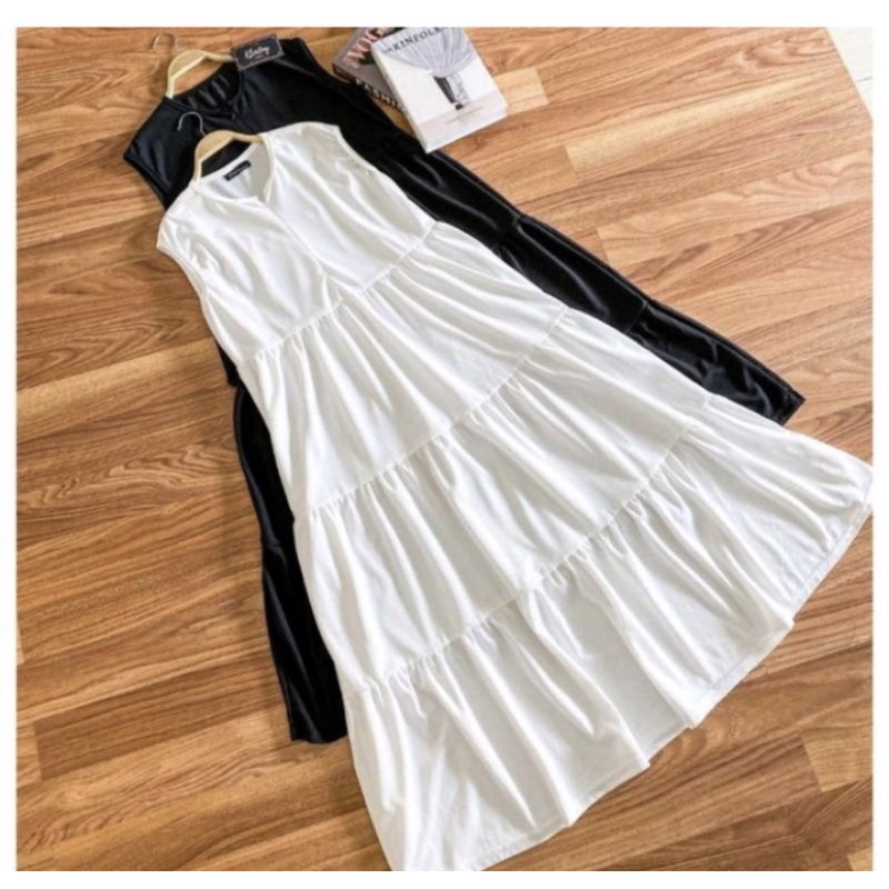 Gamis inner tanpa lengan / gamis rayon / inner gamis