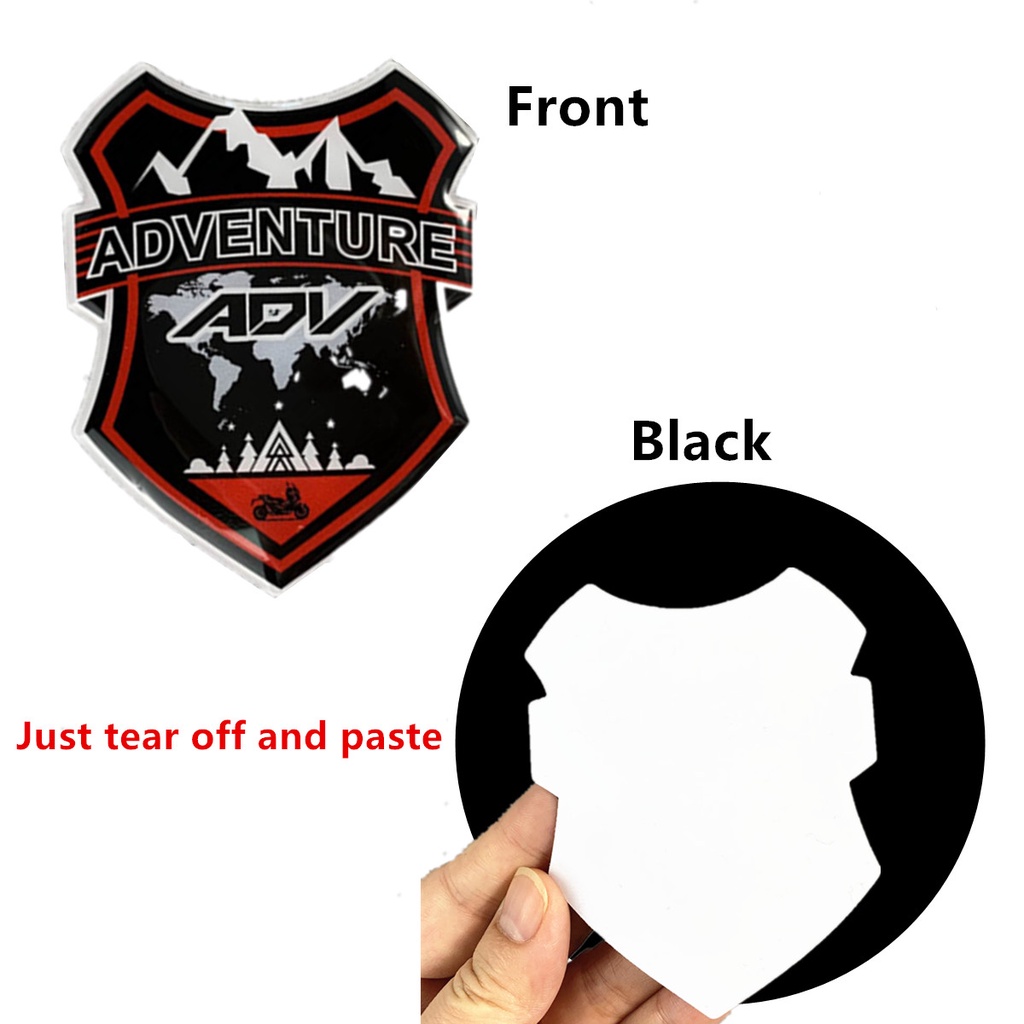 Stiker Kaca Depan Mobil Motif Tulisan ADV Adventure Untuk BMW Honda Yamaha Moto Guzzi Benelli