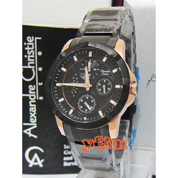 Jam Tangan Wanita Alexandre Christie AC 2503 BF BLRG Original