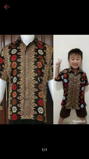 Couple Kemeja Batik Ferdy  Pendek,tannisa Collection