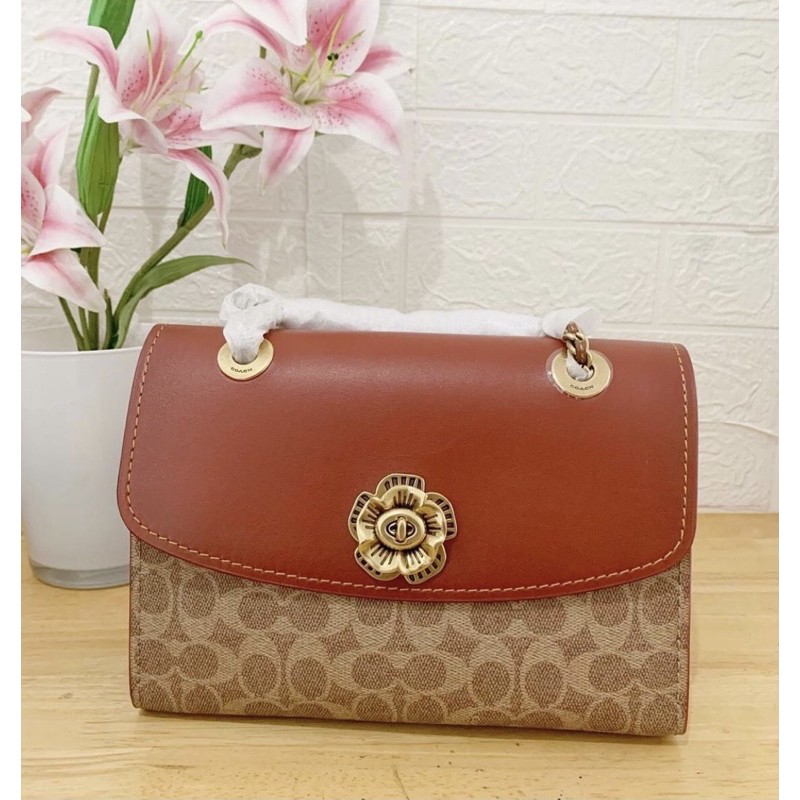 Coach Parker 27 Tan rust