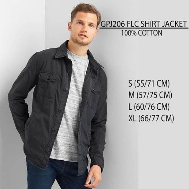gap moleskin shirt jacket