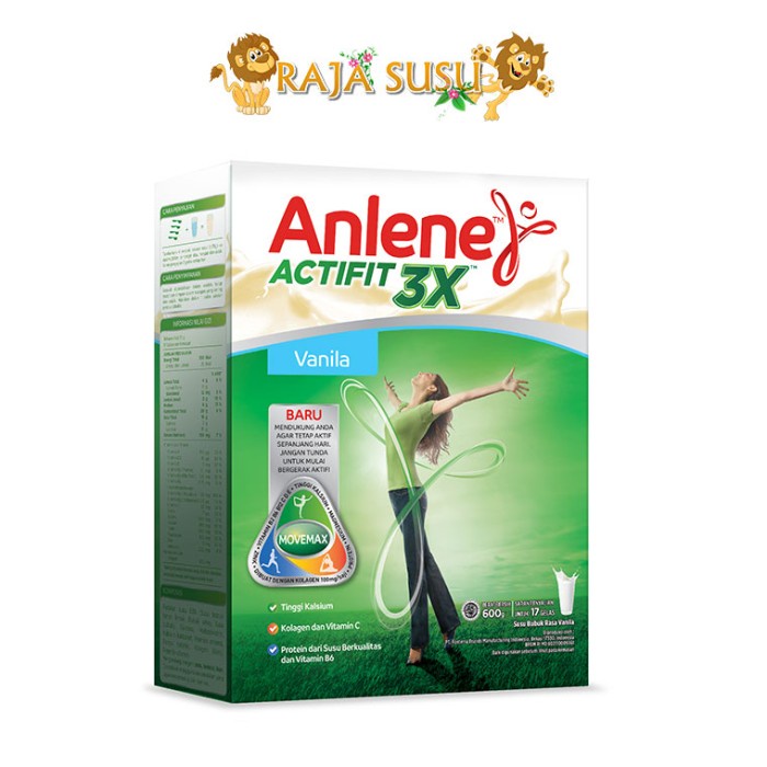

Ee5F10 Anlene Actifit Vanila 600 Gr 6Gddv
