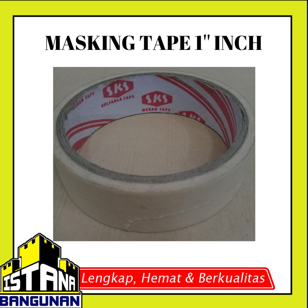 

MASKING TAPE 24 MM / LAKBAN KERTAS 1 INCH