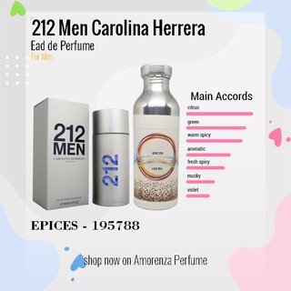 Bbibit parfum murni CH 212 MEN - EPICES NICA FRAGRANCE