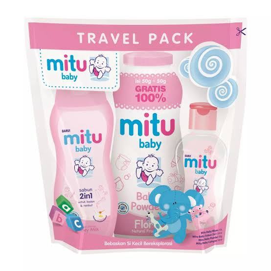 COD Podotukushop Mitu Baby Travel Pack Set Perlengkapan Kebutuhan Bayi