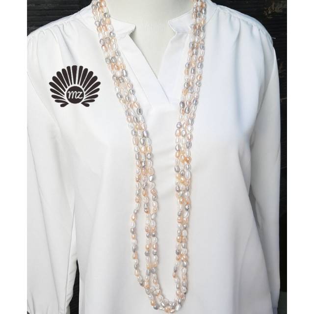 Kalung Mutiara Keshi// Mutiara Air Tawar Lombok// unik