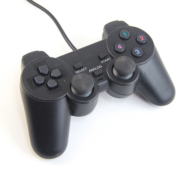 Promo Murah - Gamepad Single Getar Warna Hitam - Gamepad Joystick Murah Berkualitas