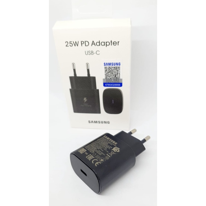 Charger Samsung PD Qualcom 3.0 25watt S20 S21 Note 10 20 super fast charging