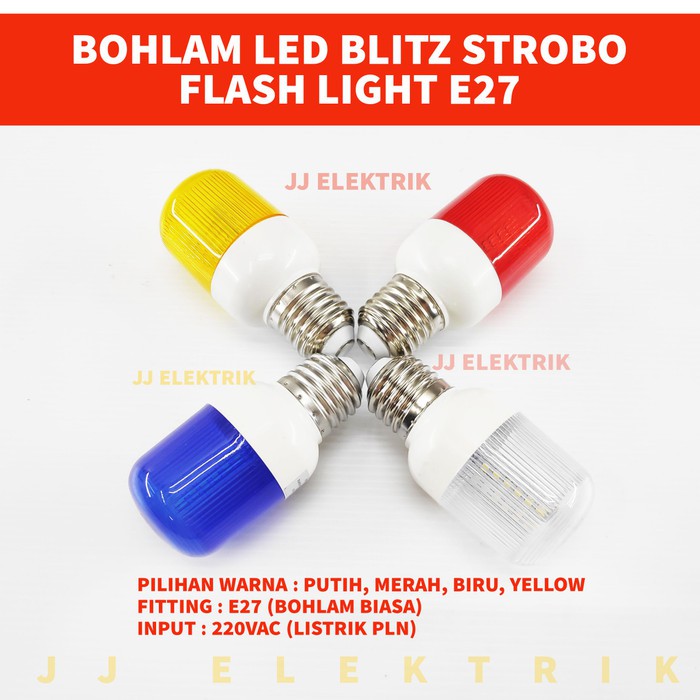 Lampu Flash Blitz Kedip LED Lamp E27