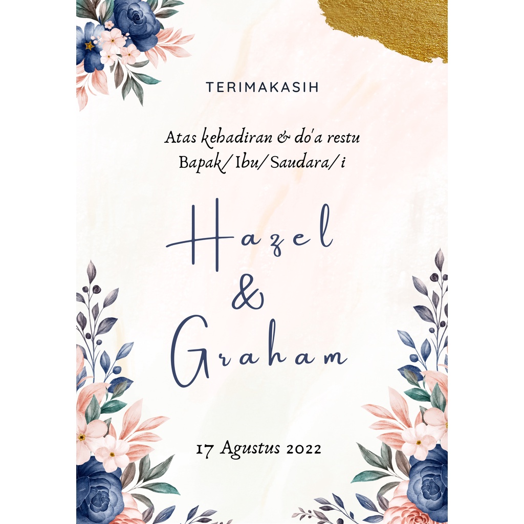 Hang Tag Souvenir Pernikahan