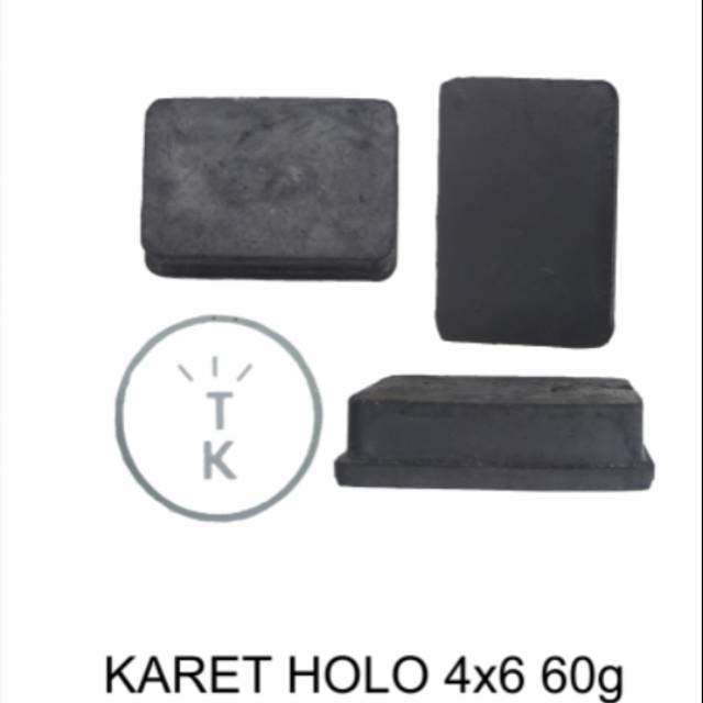 Karet holo 4x6 cm