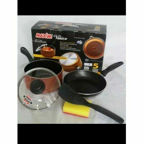 MAXIM Venice Set Panci Teflon / Fry Pan Teplon