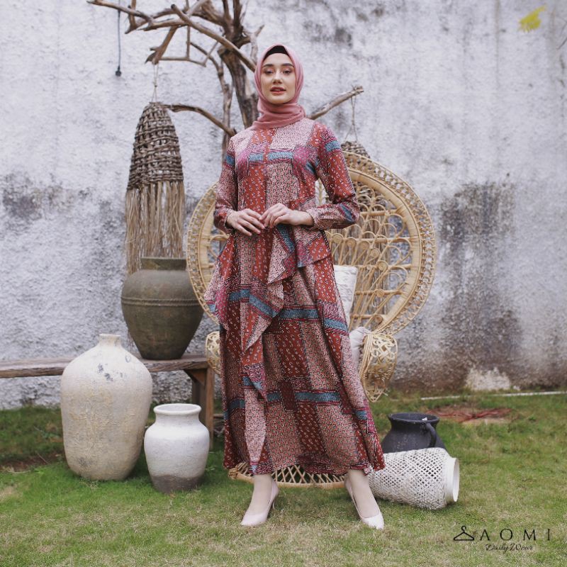 gamis maxmara gamis maxmara lux gamis pesta terbaru baju gamis pesta gamis kondangan serambi (brick)