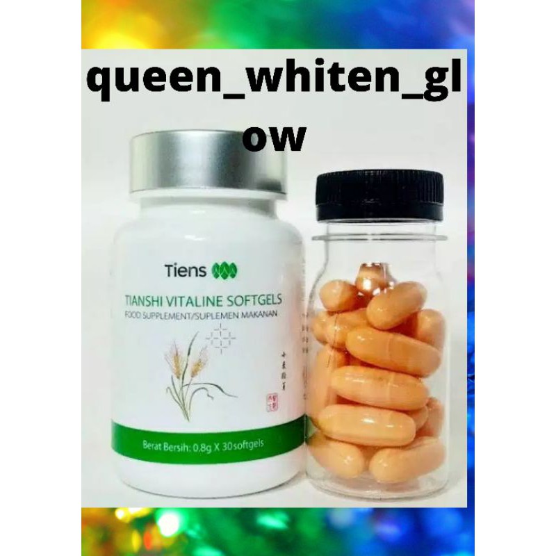[ cod ] TIENS VITALINE SOFTGEL | VITAGEL pemutih tubuh herbal