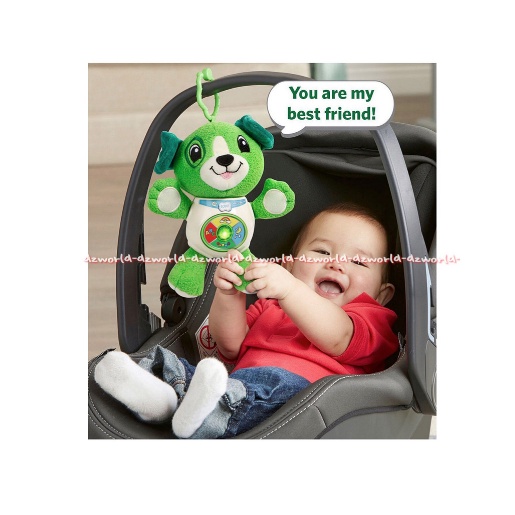 Leapfrog Sing &amp; Snugge Scout Green Mainan Boneka Bisa Bernyanyi Warna Hijau Leap frog Sing Snuggle