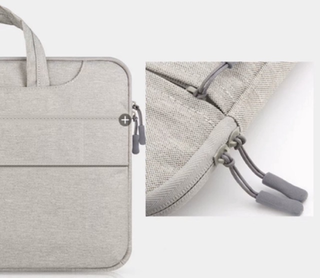 Cooltech Tas Laptop Macbook Selempang Nylon Grey 15 inch