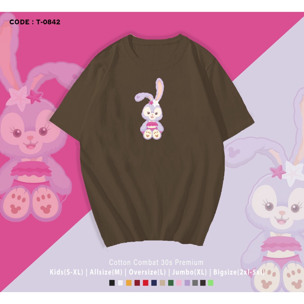 KAOS RABBIT SMILE/KAOS TERLUCU/KAOS TERBARU/KAOS POPULER/KAOS OVERSIZE/KAOS LENGAN PENDEK/O NECK