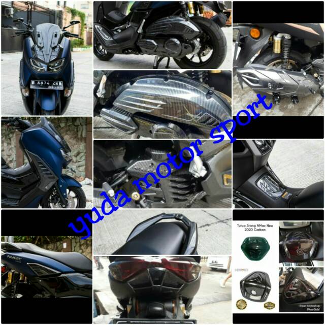Variasi full set Nmax N max new 2020 carbon karbon paket Nmax new 2020 11 item full carbon karbon