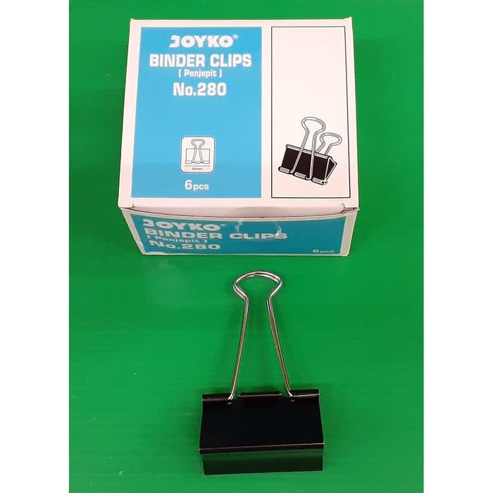 

BINDER CLIP JOYKO NO. 280 LEBAR 60mm | KLIP KERTAS | STATIONERY | ATK