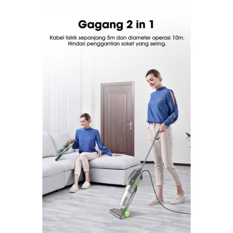 Samono SW-VCG14 Vacuum Cleaner Stik Penyedot Debu Gagang 2 in 1