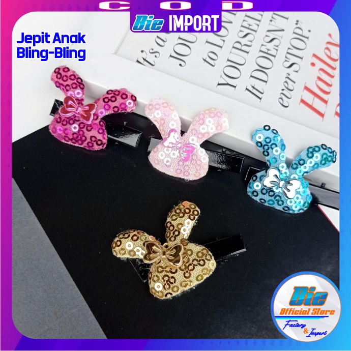 Jepit Anak Bling Polos Impor Best Seller