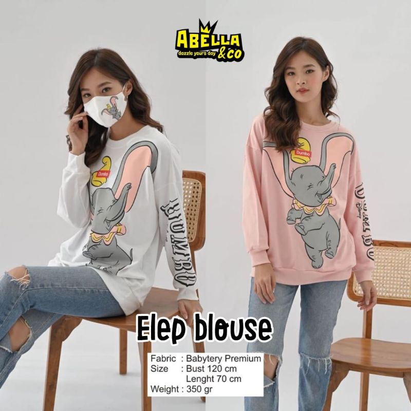 Blouse Kaos || Abella
