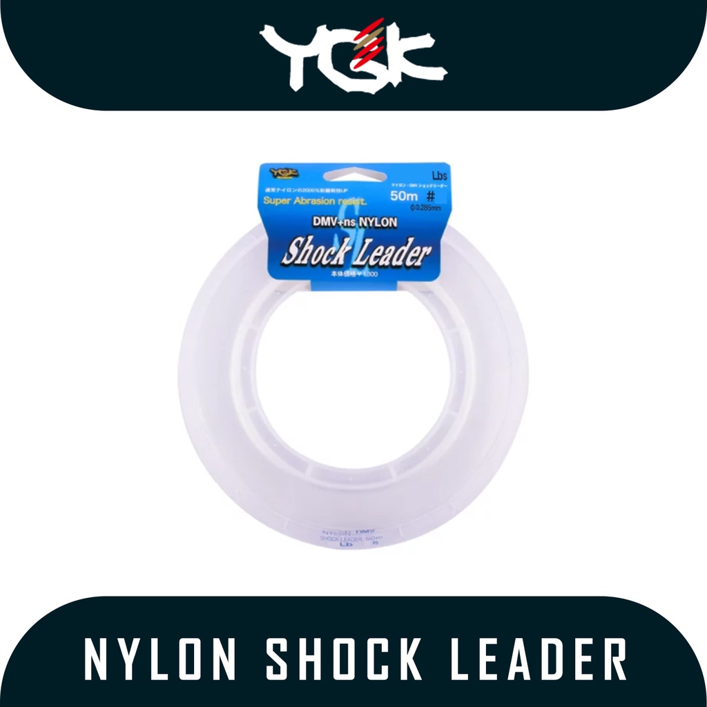 Senar Pancing Leader Merk YGK DMV + NS Nylon Shock Leader 50m