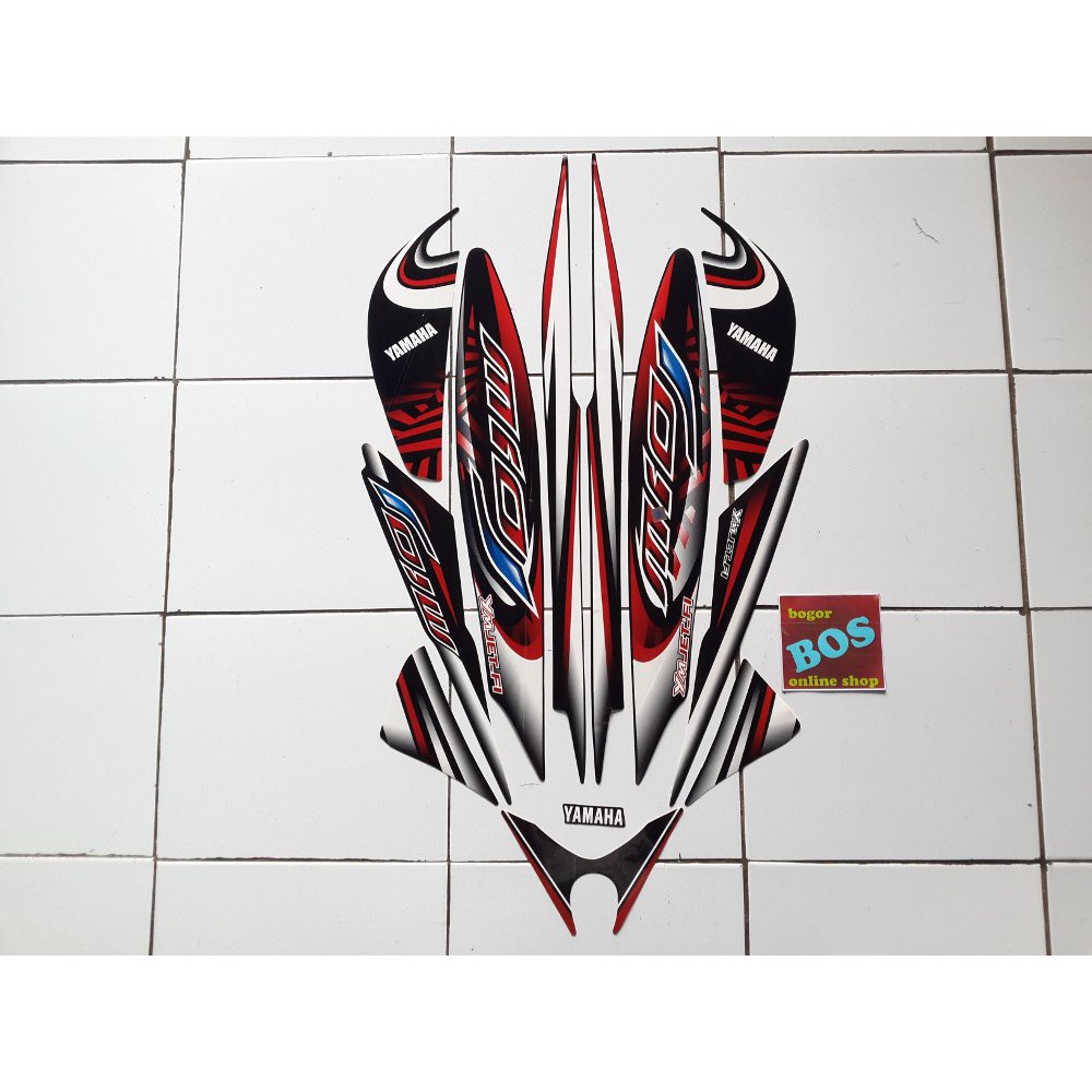 Variasi Stiker Motor Mio J Sporty 2012 Full Hitam