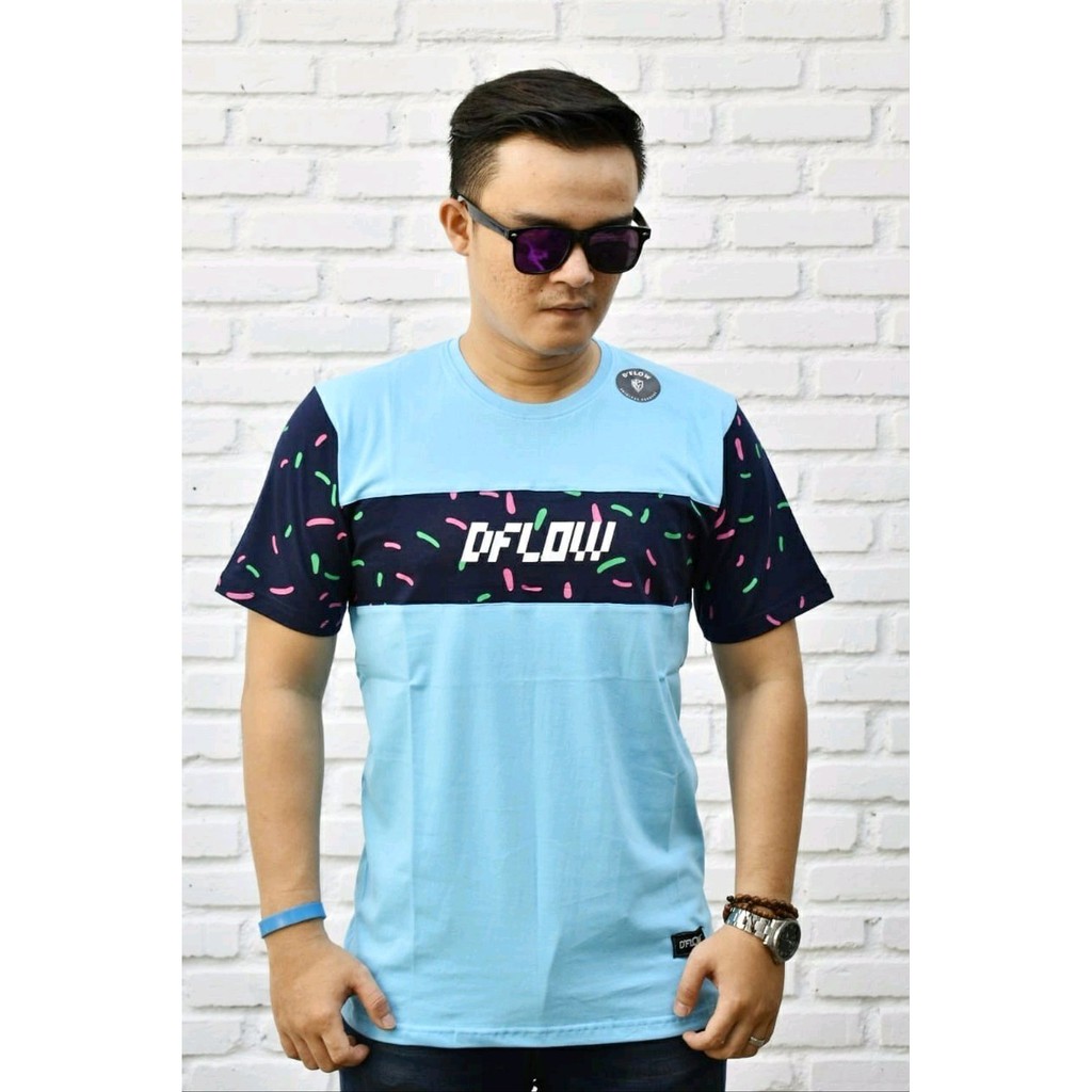 DIJUAL Baju Kaos Pria Dflow 037  Grosir