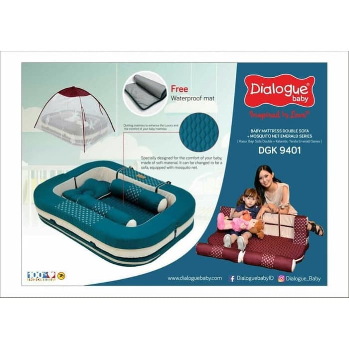 Kelambu bayi / matras bayi / kasur bayi / Dialogue Baby Emerald Series |BB26