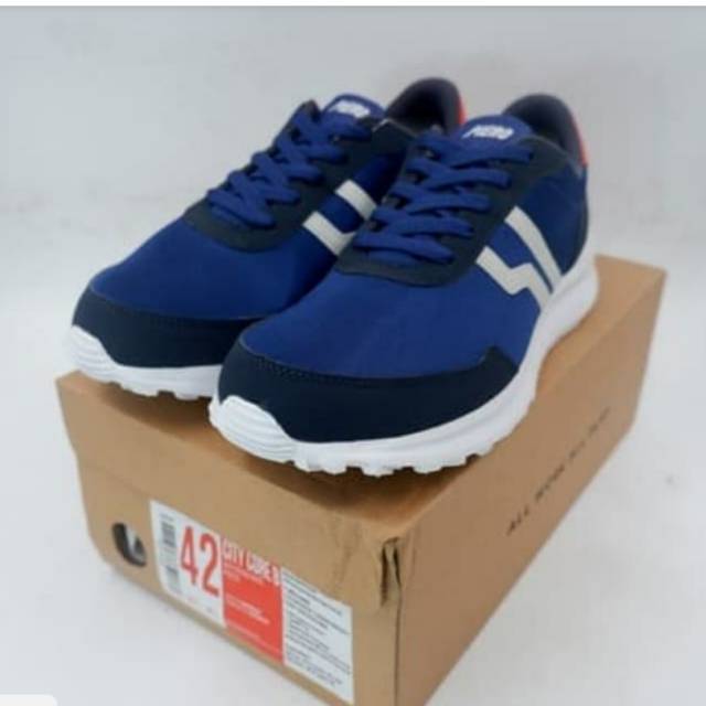 Sepatu Casual Piero City core Black Navy Original