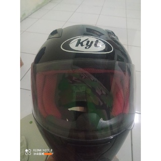 Jual helm kyt R7 black | Shopee Indonesia
