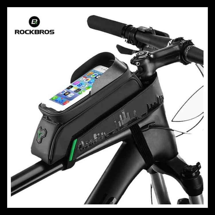 TERMURAH Tas Frame Sepeda Rockbros Tas Sepeda MTB Front Tube Frame Premium