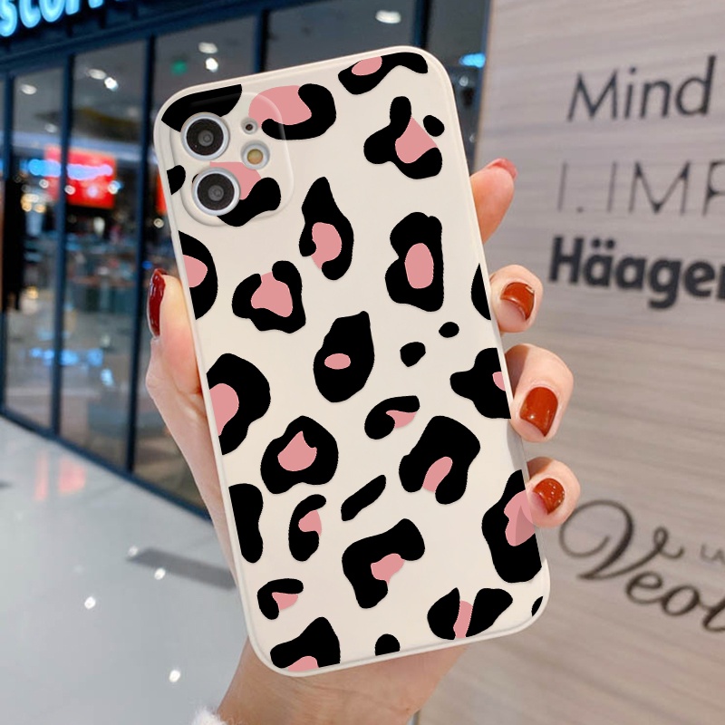 Soft Case TPU Motif Leopard Untuk Realme C25Y C21Y 9i 8i 7i 6i 5i 8 7 5 9 Pro Plus 8 Pro C25 6s 5s C2 C3 50A 6i C21 C15 C11 C20 30A C30A