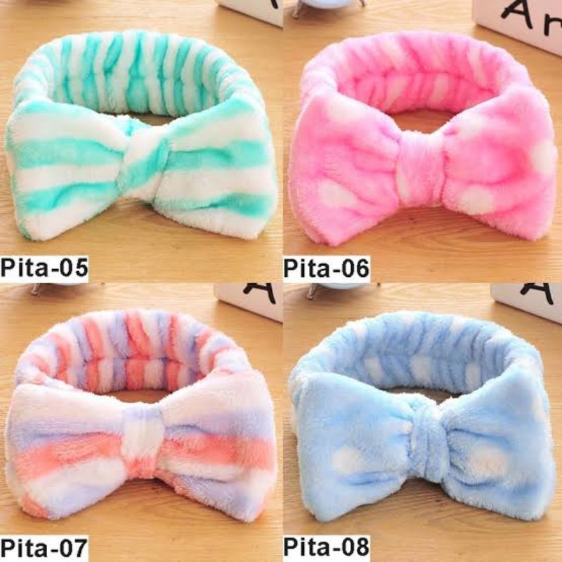 BANDANA BANDO RAMBUT HEADBAND PITA BESAR UNTUK CUCI MUKA MAKEUP FASHION KOREAN STYLE