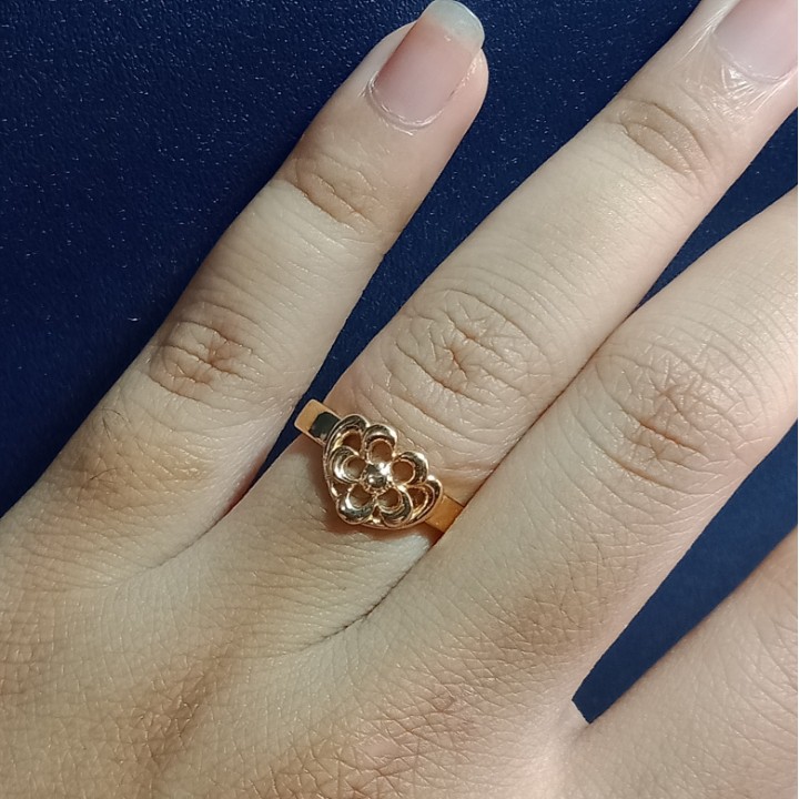 Cincin Emas 17K - 1.3 gr Kadar 750 - 789