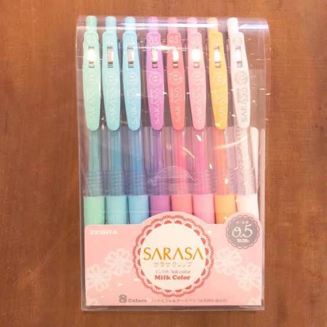 

Sarasa milk / milky series set of 8