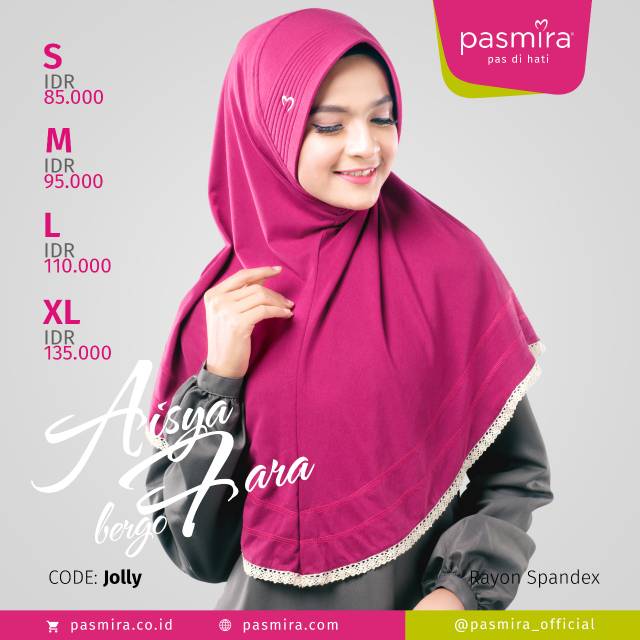 Pasmira aisya bergo