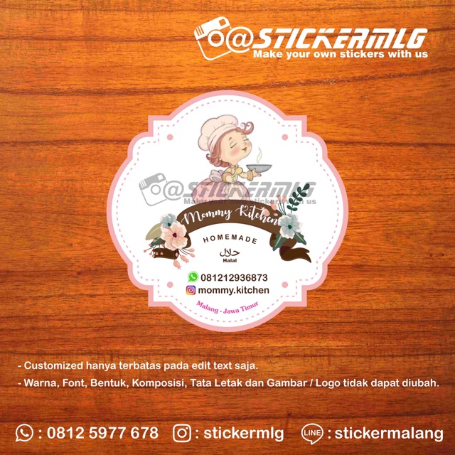 

Sticker Label Produk 0256