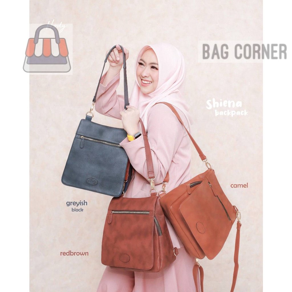 BagCorner - READY Shiena Backpack by Hody Tas 3 Fungsi Backpack Sling Bag Shoulder Bag Hody Bag Terb