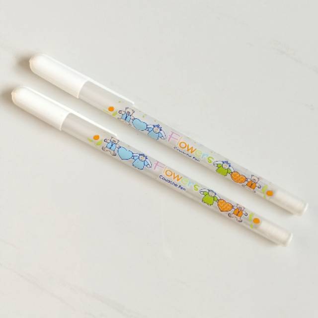 

White Pen Flower Pulpen Tinta Putih
