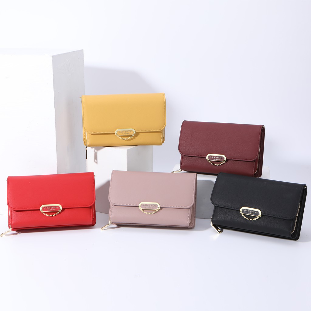 JIUFENG Tas Selempang Wanita Gaya Korea Fashion Tas Messenger Bahu Klasik